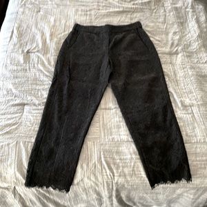 J. Crew Lace Cropped Ankle Pants